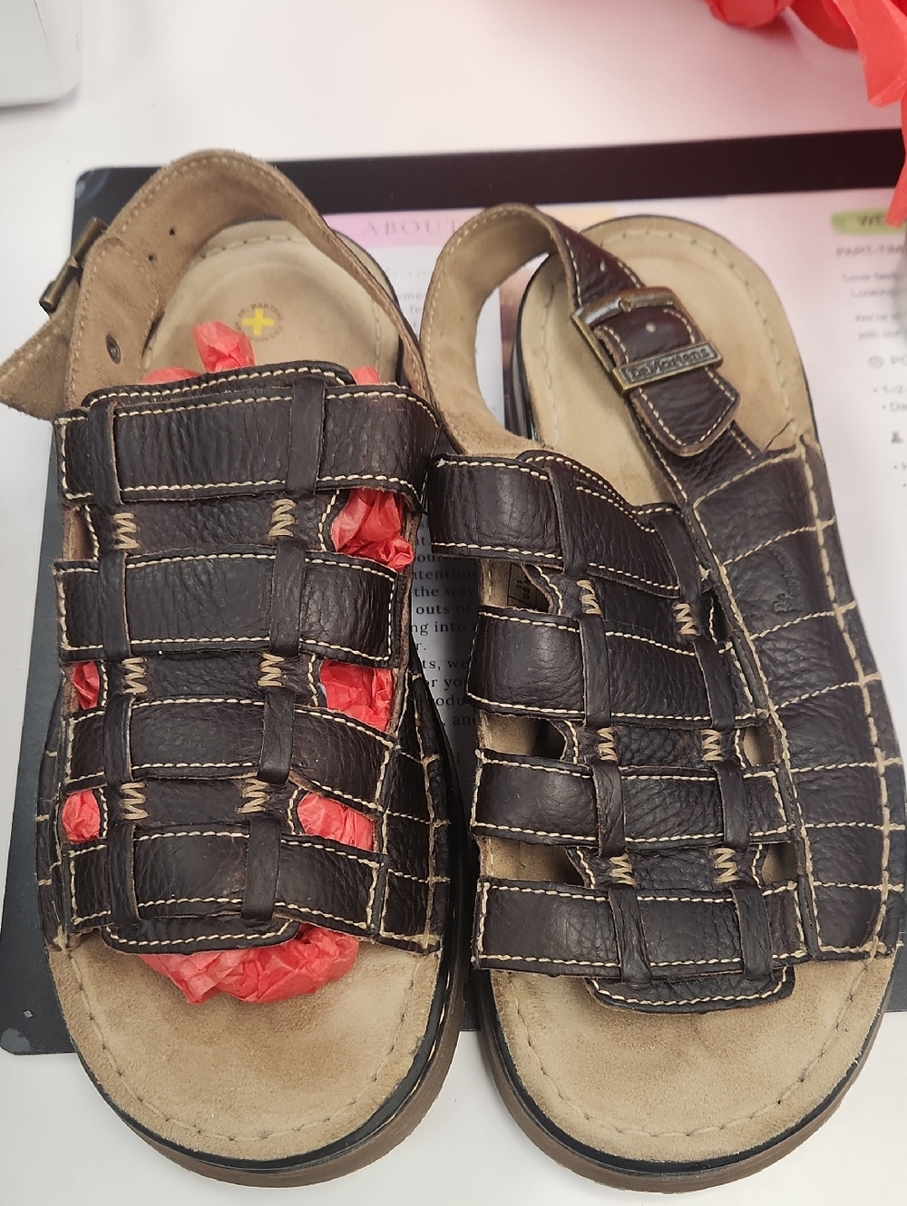 Dr. Martens Brown Leather Fisherman Sandals | Size US 11 | Vintage Comfort